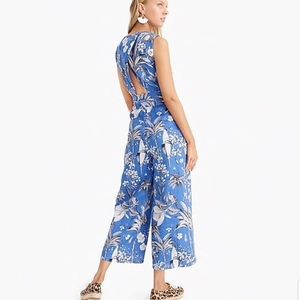 J. Crew Pants - Linen wrap-back jumpsuit in Ratti® tropical toile J. Crew Pants - Linen wrap-back jumpsuit in Ratti® tropical toile